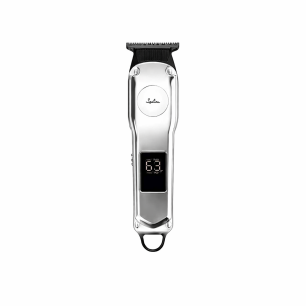 JATA HAIR CLIPPER RECHARGABLE 90MIN  5CUTING GUIDES LED DISPLAY SILVER JBCP4200
