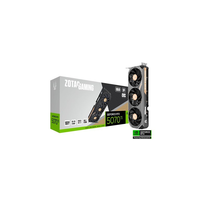 TARJETA GRÁFICA ZOTAC RTX 5070TI SOLID SFF OC 16GB