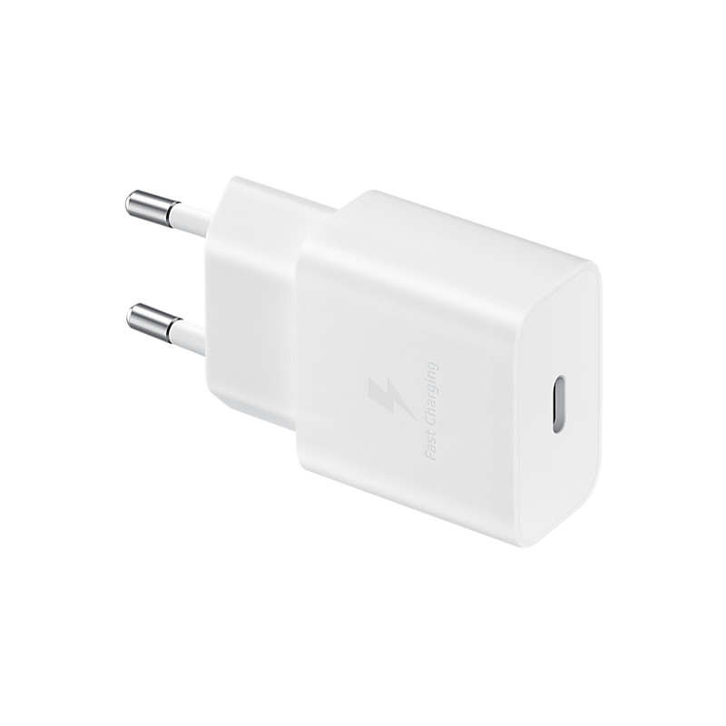 SAMSUNG POWER WALL CHARGER 15W USB-C WHITE + CABLE USB-C TO USB-C 1M WHITE EP-T1510XWEGEU
