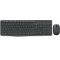 TECLADO+RATON LOGITECH MK235 WIRELESS NEGRO