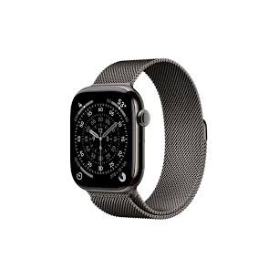 APPLE WATCH SERIES 11 GPS + CELLULAR 46MM SLATE TITANIUM CASE WITH SLATE MILANESE LOOP M/L MFD