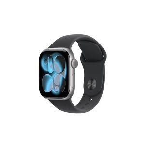 APPLE WATCH SERIES 11 GPS + CELLULAR 42MM SPACE GREY ALUMINIUN CASE WITH BLACK SPORT BAND S/M M