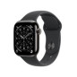 APPLE WATCH SERIES 11 GPS + CELLULAR 42MM SLATE TITANIUM CASE WITH BLACK SPORT BAND S/M MF8R4W