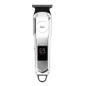 JATA HAIR CLIPPER RECHARGABLE 90MIN  5CUTING GUIDES LED DISPLAY SILVER JBCP4200