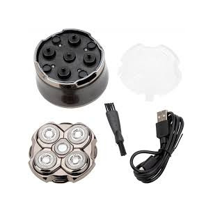 JATA SHAVER FOR HEAD RECHARGABLE UP TO 120 MIN 5 FLOATING HEADS SILVER JBMA1444