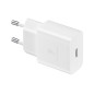 SAMSUNG POWER WALL CHARGER 15W USB-C WHITE EP-T1510NWEGEU