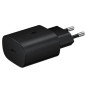 SAMSUNG POWER WALL CHARGER 25W USB-C BLACK EP-T2510NBEGEU