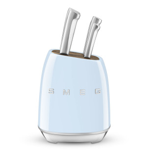 SMEG KNIFE BLOCK 50s STYLE PASTEL BLUE KBSF02PB