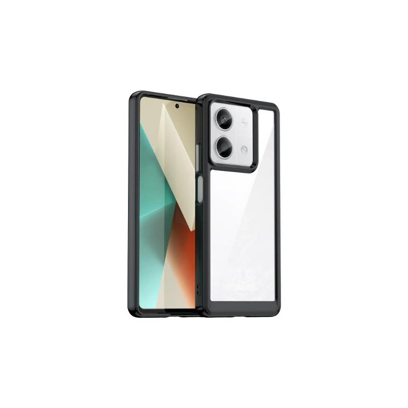 OUTER SPACE CASE WITH GEL FRAME - XIAOMI REDMI NOTE 13 PRO - BLACK OUTER SPACE CASE WITH GEL FRAME - XIAOMI REDMI NOTE 13 PRO - BLACK