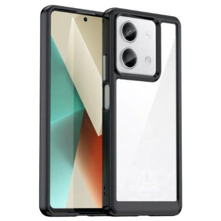 OUTER SPACE CASE WITH GEL FRAME - XIAOMI REDMI NOTE 13 PRO - BLACK