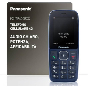 TELEFONO CELLULARE SENIOR ACUSTIC 2,4MP3 REG 4G FOTOC 0,3MP BLU