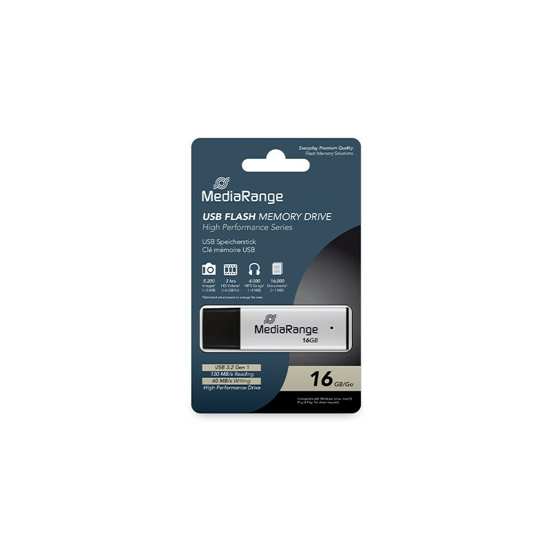 PENDRIVE 16GB USB 3.2 MEDIARANGE HIGH P.