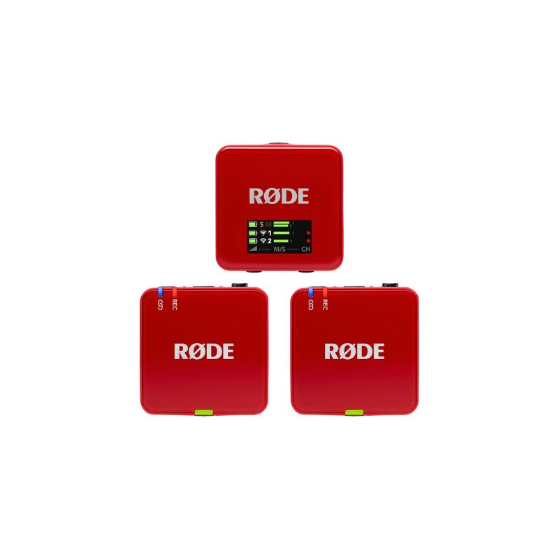 MICROFONO RODE WIRELESS GO III RED