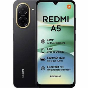 XIAOMI REDMI A5 4+128GB DS 4G MIDNIGHT BLACK OEM