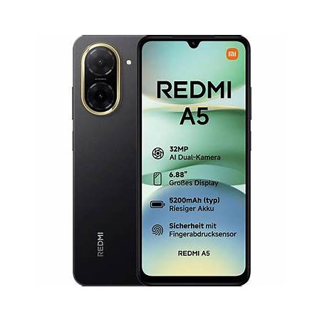 XIAOMI REDMI A5 4+128GB DS 4G MIDNIGHT BLACK OEM