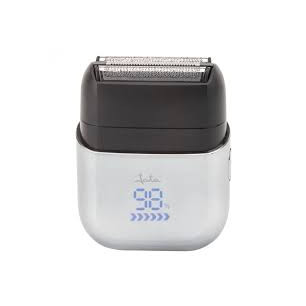 JATA SHAVER TRAVEL COMPACT RECHARGABLE UP TO 90MIN LCD 100-240V SILVER JBMA1443