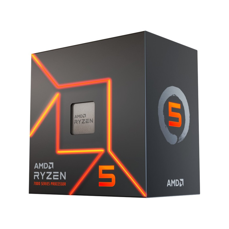 AMD CPU RYZEN 5, 7600, AM5, 3.8GHz 6 CORE, CACHE 32MB, 65W, BOX AMD CPU RYZEN 5, 7600, AM5, 3.8GHz 6 CORE, CACHE 32MB, 65W, BOX
