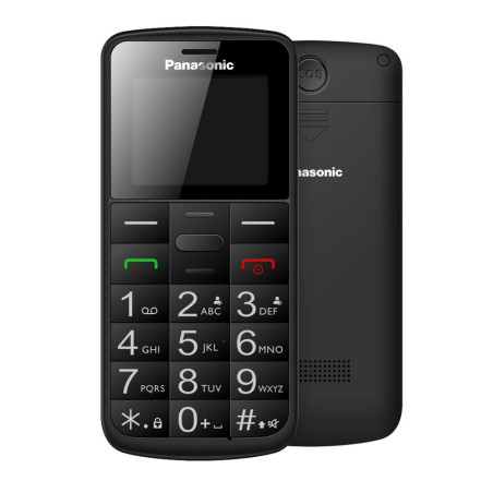 TELEFONO CELLULARE SENIOR KX-TU110E 1,77FUNZIONE SOS FOTOC 0,3MP NERO