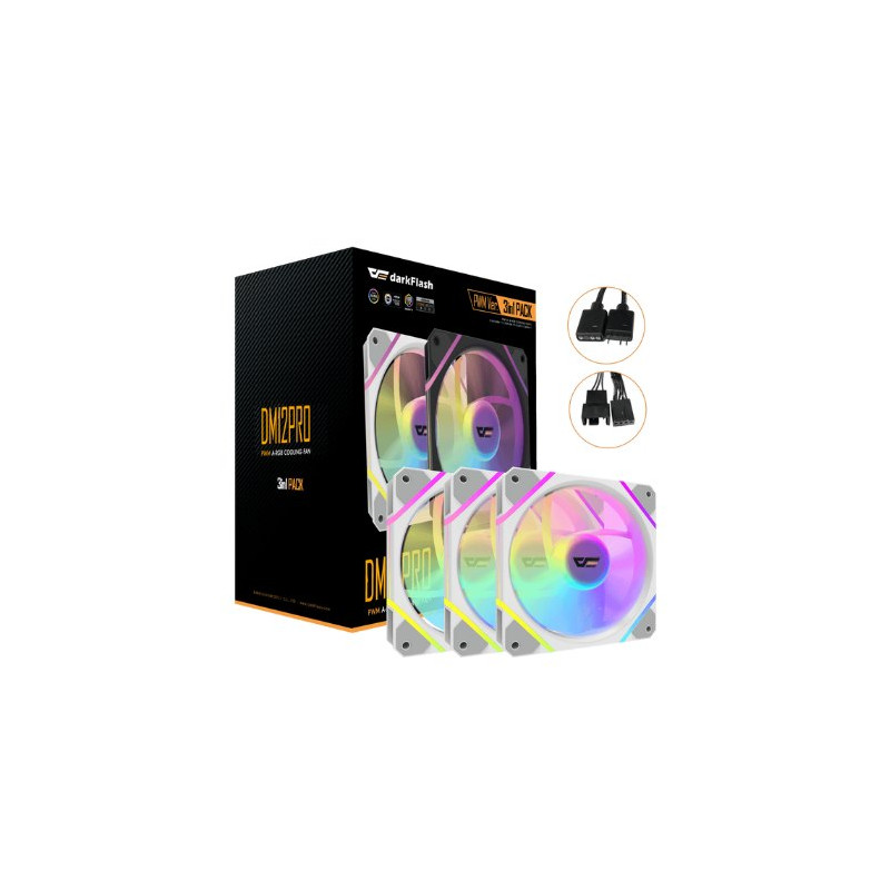 VENTILADOR DARKFLASH DM12 PRO 3EN1 BLANCO