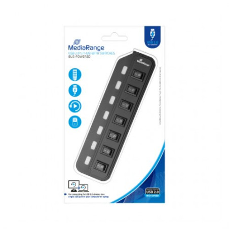 HUB MEDIARANGE USB 2.0 7XUSB 2.0