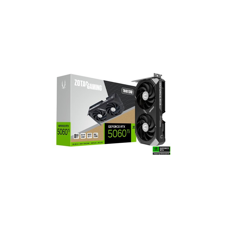TARJETA GRÁFICA ZOTAC RTX 5060TI TWIN EDGE 8GB