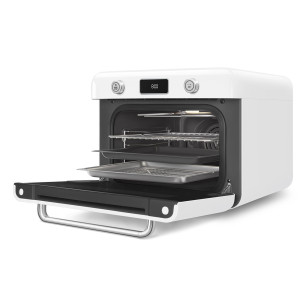SMEG MULTIFUNCTION COUNTERTOP OVEN 50S STYLE WITH GALILEO TECHNOLOGY WHITE COF01WHEU