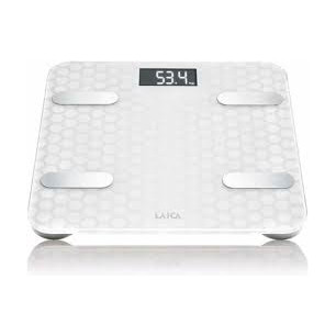 LAICA BATHROOM SCALE DIGITAL BLUETOOTH SMART BODY COMPOSITION WHITE 180KG PS7011