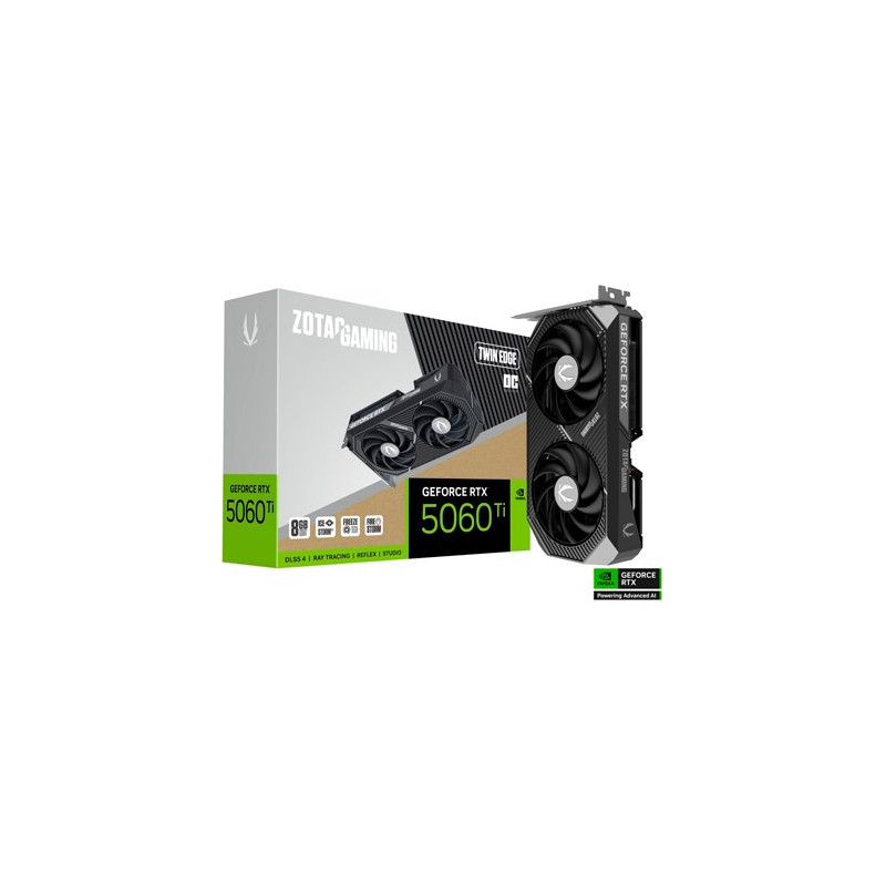 TARJETA GRÁFICA ZOTAC RTX 5060TI TWIN EDGE OC 8GB
