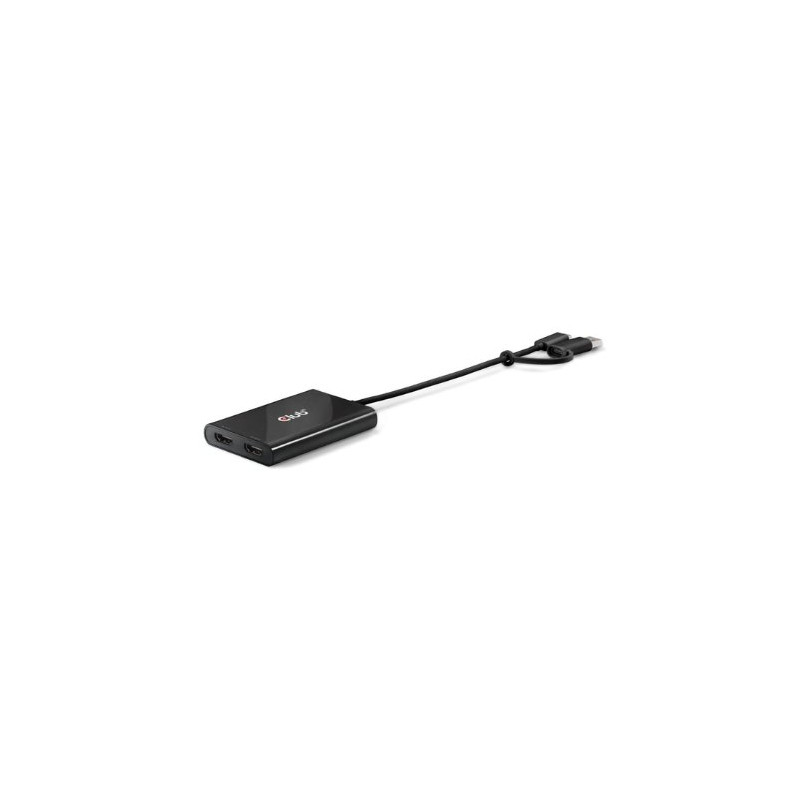 VIDEO SPLITTER CLUB3D USB-C A DUAL HDMI