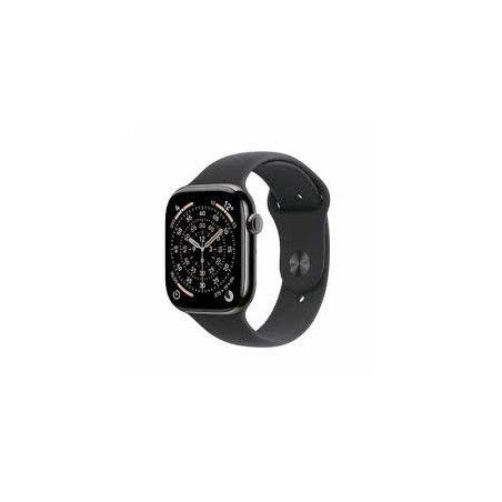 APPLE WATCH SERIES 11 GPS + CELLULAR 42MM NATURAL TITANIUM CASE WITH STONE GREY SPORT BAND S/M