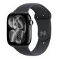 APPLE WATCH SERIES 11 GPS + CELLULAR 42MM SPACE GREY ALUMINIUN CASE WITH BLACK SPORT BAND M/L M