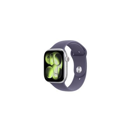 APPLE WATCH SERIES 11 GPS + CELLULAR 46MM SILVER ALUMINIUN CASE WITH PURPLE FOG SPORT BAND S/M