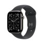 APPLE WATCH SERIES 11 GPS + CELLULAR 46MM SLATE TITANIUM CASE WITH BLACK SPORT BAND S/M MFD14W