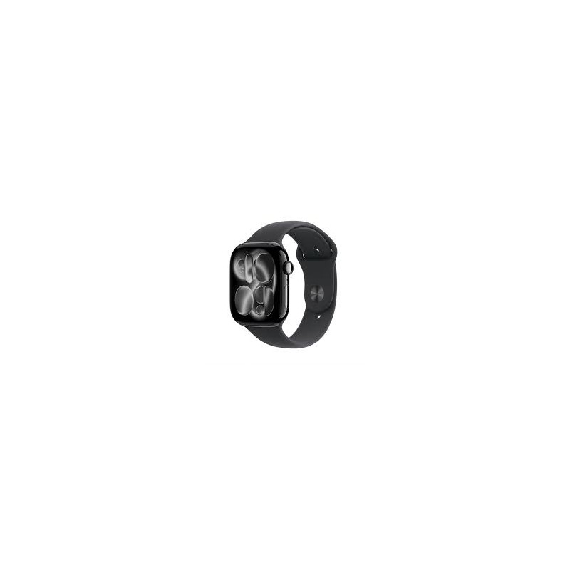 APPLE WATCH SERIES 11 GPS + CELLULAR 46MM SPACE GREY ALUMINIUN CASE WITH BLACK SPORT BAND S/M M