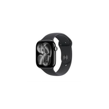 APPLE WATCH SERIES 11 GPS + CELLULAR 46MM SPACE GREY ALUMINIUN CASE WITH BLACK SPORT BAND S/M M