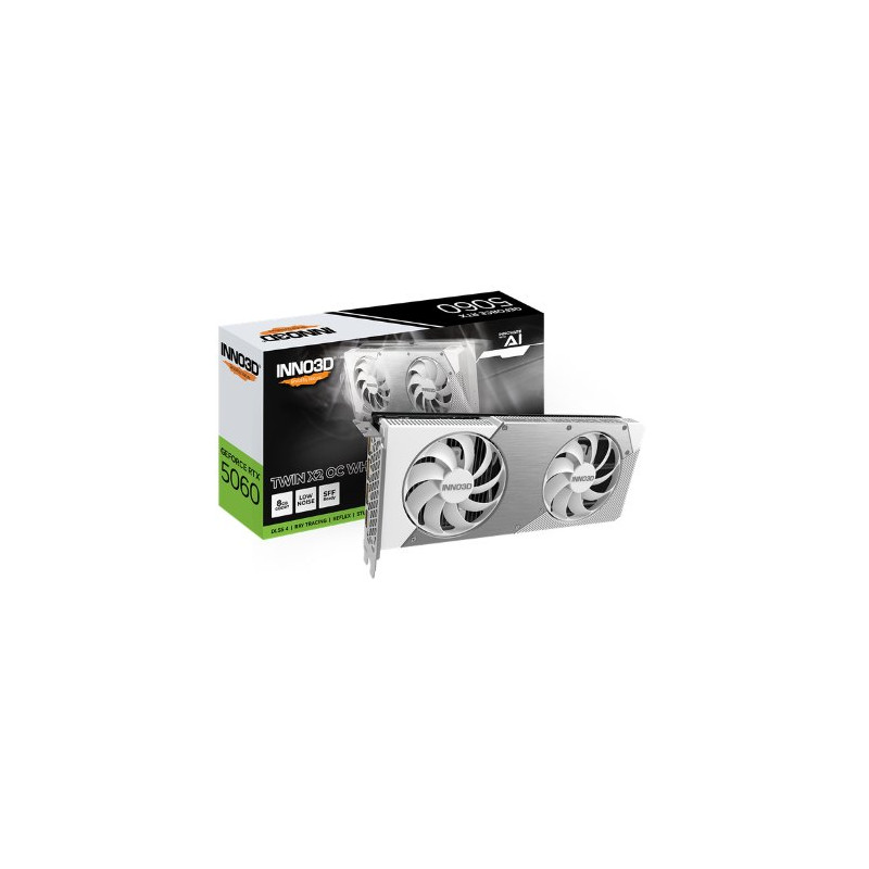 VGA INNO3D RTX 5060 TWIN X2 OC 8GB WHITE