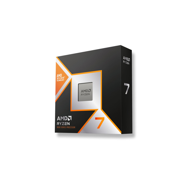 CPU AMD RYZEN 7 9800X3D 4.7GHZ (5,2GHZ MAX) 5NM 8CORE 104MB 100-100001084WOF AM5 120W RADEON BOX NO COOLER - GARANZIA 3 ANNI