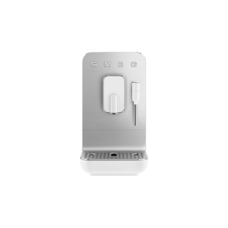 SMEG ESPRESSO AUTOMATIC COFFER MACHINE WITH MILK FROTHER WHITE BCC12WHMEU