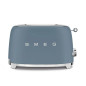 SMEG TOASTER 2X2 50´STYLE STORM BLUE MATT TSF01SBMEU