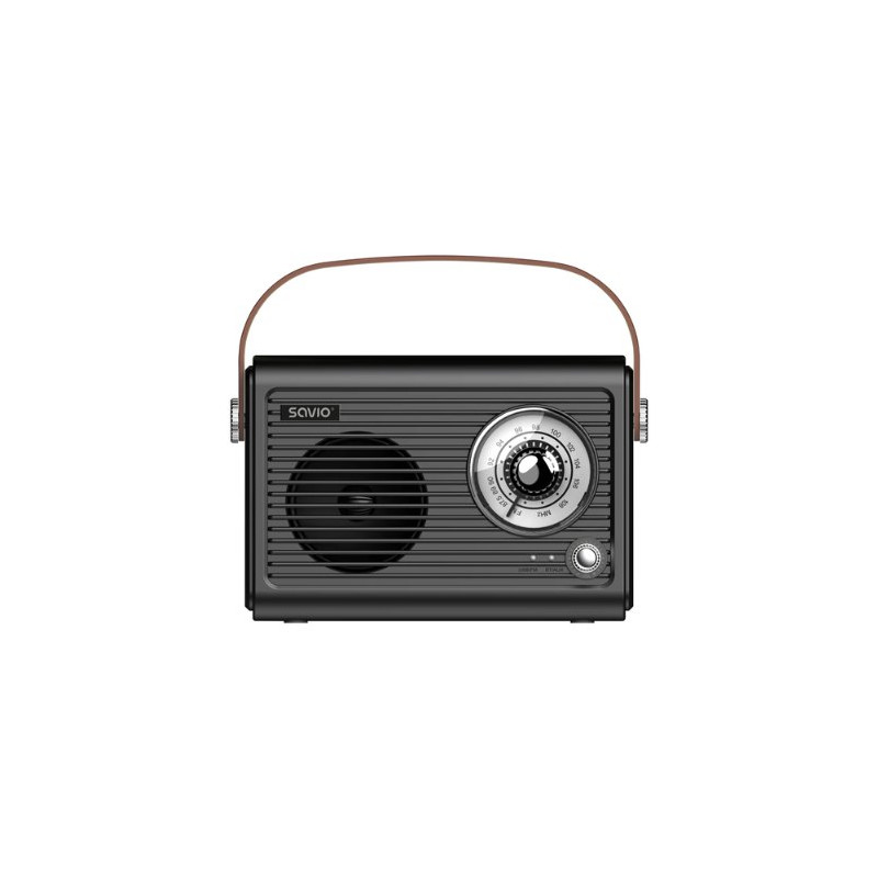 RADIO PORTATIL SAVIO RS-01 BLACK-BROWN