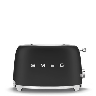 SMEG TOASTER 2X2 50´STYLE MATT BLACK TSF01BLMEU