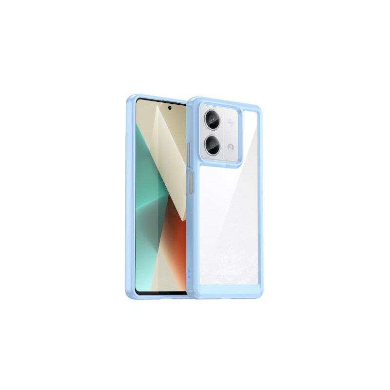 OUTER SPACE CASE WITH GEL FRAME - XIAOMI REDMI NOTE 13 5G - BLUE