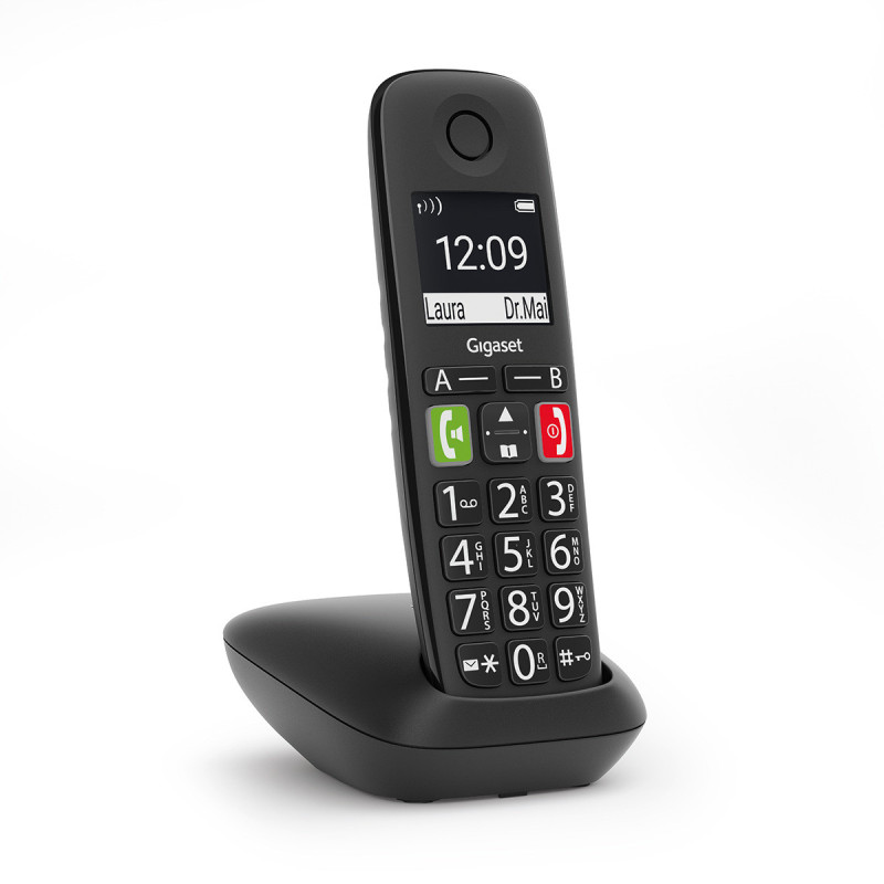 GIGASET WIRELESS PHONE E290 BLACK (S30852-H2901-D201)