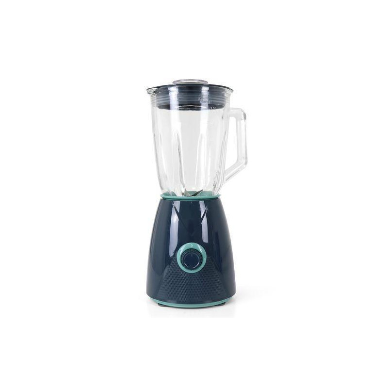 JATA GLASS BLENDER 1,5L GLASS JUG 2 SPEED + PULSE 1300W BLUE JEBT1265