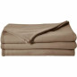 Coperta Poyet  Motte Marrone 220 x 240 cm 100 % poliestere