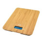 JATA ELECTRONIC KITCHEN SCALE 15KG MAX LCD TIMER AND CLOCK BAMBOO 720