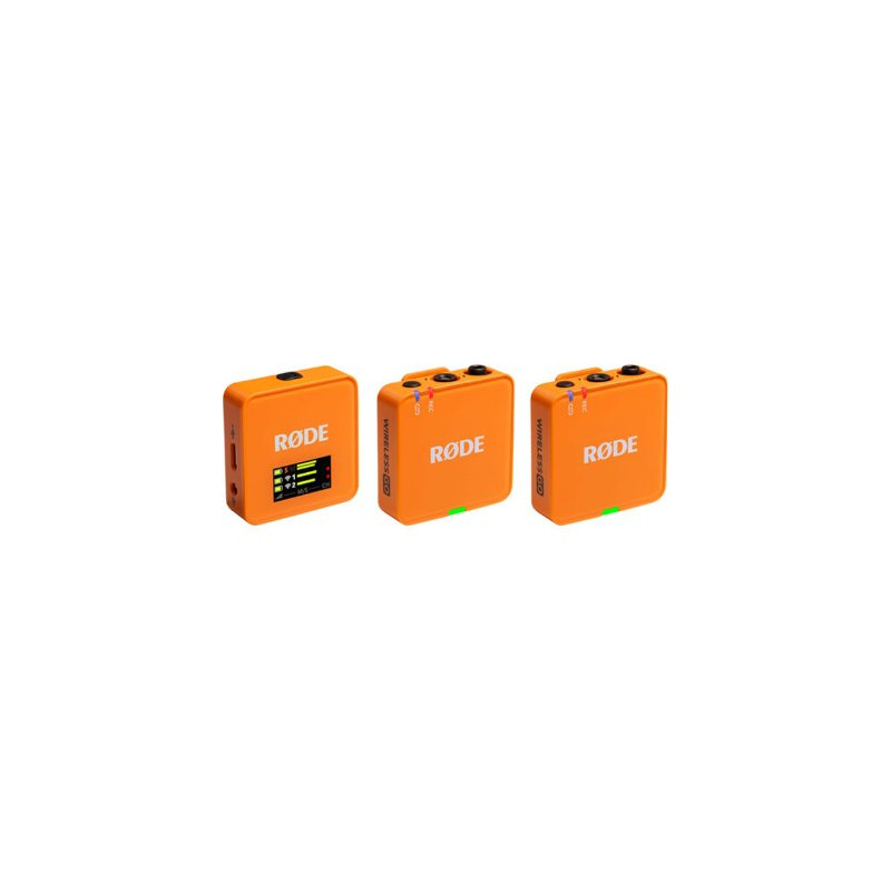 MICROFONO RODE WIRELESS GO III ORANGE MICROFONO RODE WIRELESS GO III ORANGE
