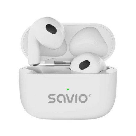 AURICULARES INALAMBRICOS SAVIO TWS-01 PRO WHITE