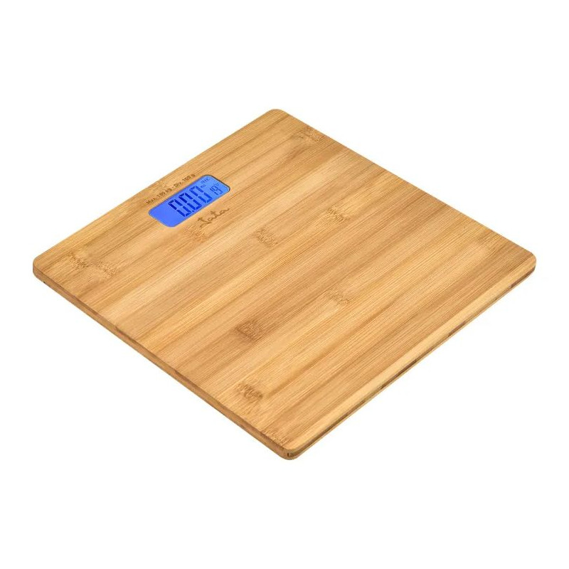 JATA BATHROOM SCALE DIGITAL LCD AUTO ON/OFF 2XAAA NOT INCLUDED BAMBU HBAS1489