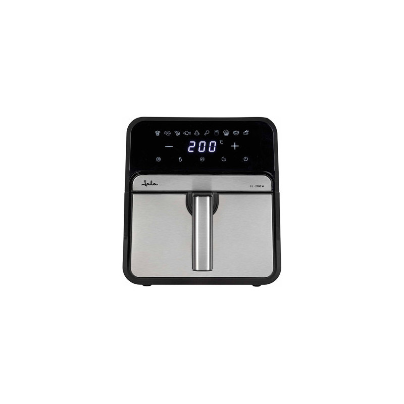 JATA AIR FRYER 8L 10 PROGRAMS 200ºC MAX 2100W BLACK-SILVER JEFR1242